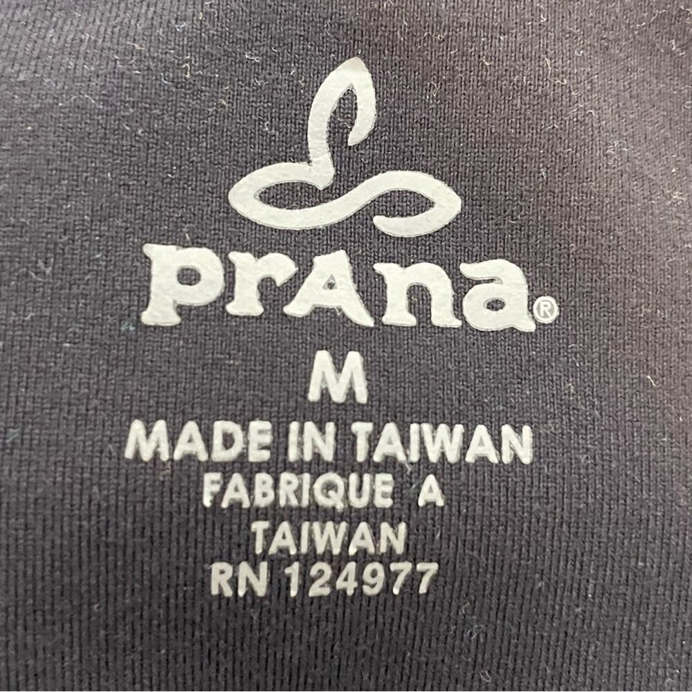 PRANA | black cropped yoga athletic athleisure pants | Women's size medium - Picture 4 of 4